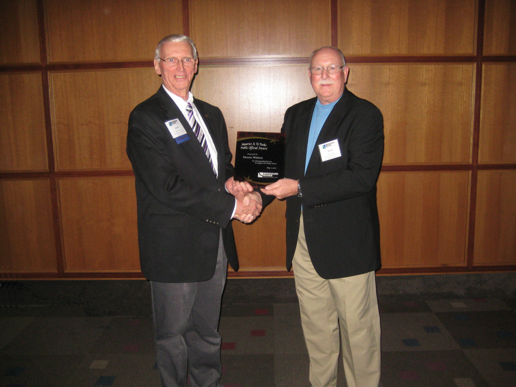 Dennis Walstra - Public Official Awarde